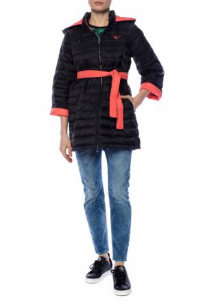 Quilted jacket with logo, zdjęcie 2 Quilted jacket with logo od Emporio Armani
